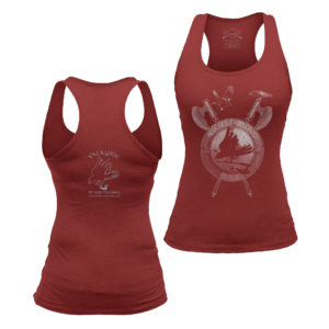 Gruntstyle tank - Valkyrie Fitness Training - Red - Women