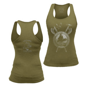 Gruntstyle tank - Valkyrie Fitness Training - Green - Women