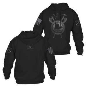 Gruntstyle hoodie - Valkyrie Fitness Training - Black