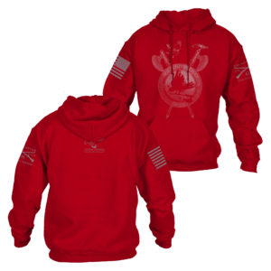 Gruntstyle hoodie - Valkyrie Fitness Training - Red